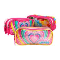 Estojo Infantil Kit Retangular Duplo Magi Estojo Infantil Kit Retangular Duplo Magi
