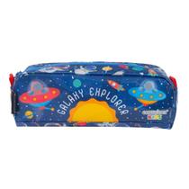 Estojo Infantil Masculino Container Kids Galaxy Azul - 13004 Estojo Infantil Masculino Container Kids Galaxy Azul - 13004
