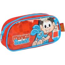 Estojo infantil menina luxcel turma da monica ei37844mn Estojo infantil menina luxcel turma da monica ei37844mn