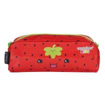 Estojo Infantil Menina Soft G Strawberry Morango Container Kids