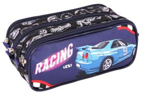 Estojo Infantil Triplo LS Carros Racing - EE2152