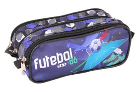 Estojo Infantil Triplo LS Futebol 86 - EE2154 Estojo Infantil Triplo LS Futebol 86 - EE2154
