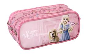 Estojo Infantil Triplo LS Mini Musike Nina - EE1619