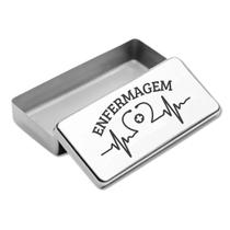 Estojo Inox Autoclavavel Personalizado a Laser ENFERMAGEM Estojo Inox Autoclavavel Personalizado a Laser ENFERMAGEM
