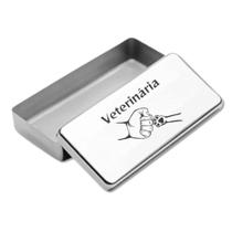Estojo Inox Autoclavavel Personalizado a Laser Med Vet