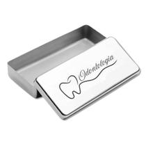 Estojo Inox Autoclavavel Personalizado a Laser Odontologia