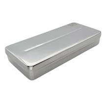 Estojo Inox Fava Millenium 18 cm x 8 cm x 5 cm 1 Unidade