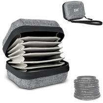 Estojo JJC Hard Shell para Filtros de Lente de Câmera (até 67mm) - Resistente à Água Estojo JJC Hard Shell para Filtros de Lente de Câmera (até 67mm) - Resistente à Água