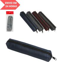 Estojo juvenil unissex retangular textura 20x3,5x3,5cm