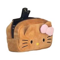 Estojo Kawaii Sanrio Hello Kitty - Pelúcia, Porta-Moedas e Bolsa de Cosméticos