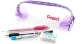 Estojo Kit Pencase Violeta - Lap Caneta e Borracha - Pentel