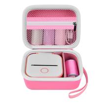 Estojo Label Maker ANKHOH para Memoking T02 e Phomemo M02 rosa