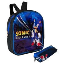 Estojo Lancheira Infantil Para Meninos Sonic Envio Imediato Estojo Lancheira Infantil Para Meninos Sonic Envio Imediato
