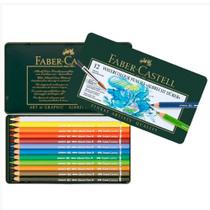 Estojo Lápis Aquarelável Albert Dürer Metálico com 12 Cores Faber-castell