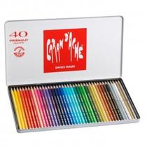 Estojo Lápis Aquarelável Caran DAche Prismalo 40 Cores Estojo Lápis Aquarelável Caran DAche Prismalo 40 Cores