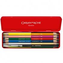Estojo Lápis Aquarelável Caran DAche Prismalo C/12 Bicolor Estojo Lápis Aquarelável Caran DAche Prismalo C/12 Bicolor
