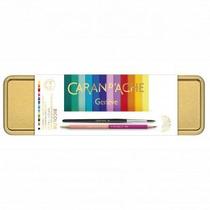 Estojo Lápis Aquarelável Caran DAche Prismalo C/12 Bicolor Rainbow