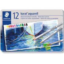 Estojo Lápis Aquarelavel Karat 12 Cores Staedtler Aquarell 125 M12 11