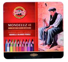Estojo Lápis Aquarelável Mondeluz 48 Cores 3726 Estojo Lápis Aquarelável Mondeluz 48 Cores 3726