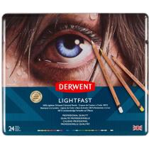 Estojo Lápis Cor Derwent Permanente Lightfast 24 Cores Lata 2302720 1 Ed 1