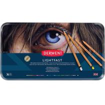 Estojo Lápis Cor Derwent Permanente Lightfast 36 Cores Lata 2302721 1 Ed 1