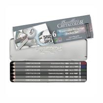 Estojo Lapis Cretacolor Aquagraph Colors Pocket 06 Pçs