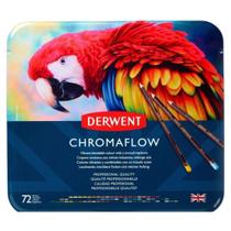 Estojo Lápis de Cor Chromaflow Derwent 72 Cores