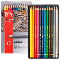 Estojo Lapis de Cor Pablo C/12 Cores Carandache