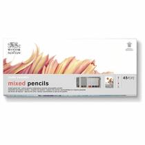 Estojo Lapis de Cor Tecnicas Mistas Studio Collection Winsor & Newton com 45 Pecas