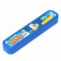 Estojo Lápis Porta Escova Dental Case Infantil Personagens Escola Viagem