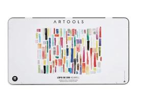 Estojo Lata Lápis 60 Cores Aquarela + Pincel - Tris Estojo Lata Lápis 60 Cores Aquarela + Pincel - Tris