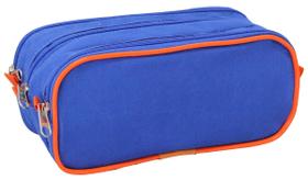 Estojo LS Bolsas Triplo Azul com Laranja - EE2130