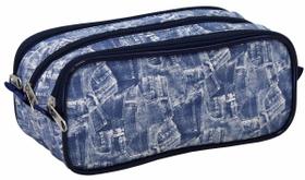 Estojo LS Bolsas Triplo Tecido emborrachado Estampa Jeans - EE2136