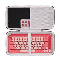 Estojo LTGEM para Combo Teclado e Mouse Logitech POP ICON Rosa