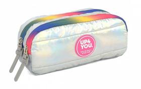 Estojo Luxcel Up4you 2 Fechos Prata Et40775up