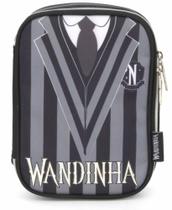 Estojo Luxcel Wandinha Box 1 Fecho Preto Et47266