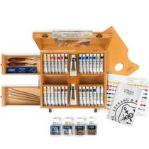Estojo Madeira Completo Tinta Óleo Lefranc & Bourgeois Coffret Prestige