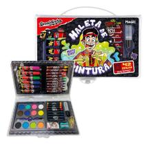 Estojo Maleta De Pintura Infantil Color 42 Peças Enaldinho