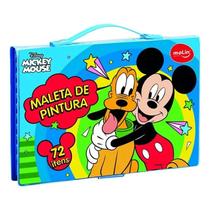 Estojo Maleta de Pintura Infantil Mickey 72 Peças 20036 Azul - Molin Estojo Maleta de Pintura Infantil Mickey 72 Peças 20036 Azul - Molin