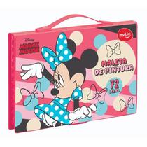 Estojo Maleta de Pintura Infantil Minnie 72 Peças 22335 Rosa - Molin