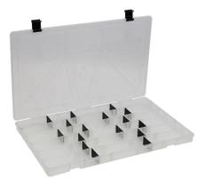 Estojo maleta p/ isca artificial box 23 - 22 divisoes moveis Estojo maleta p/ isca artificial box 23 - 22 divisoes moveis