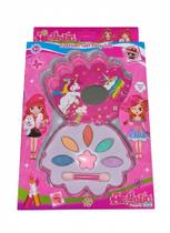 Estojo maquiagem infantil criança rosa