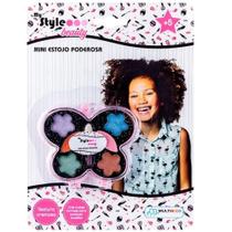 Estojo Maquiagem Infantil Mini Poderosa Blush Sombra BR1328 Estojo Maquiagem Infantil Mini Poderosa Blush Sombra BR1328
