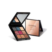 Estojo Maquiagem Sombra Essential Glam Eudora Camila Queiroz Tamanho viagem Paleta cores básicas