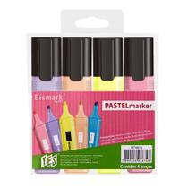 Estojo Marca Texto PastelMarker com 4 Tons Pastéis Bismark Estojo Marca Texto PastelMarker com 4 Tons Pastéis Bismark