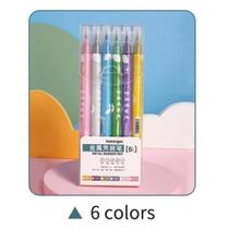 Estojo Marcador Artístico Permanente Brush Metallic 6 Cores