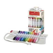 Estojo Marcador Faber Castell Multimark Shake Paint 12 Cores