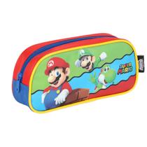 Estojo Mario Bros Escolar Luxcel Estojo Mario Bros Escolar Luxcel