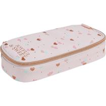 Estojo Mini Box Academie Coração Metalizado - Tilibra Estojo Mini Box Academie Coração Metalizado - Tilibra