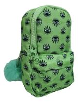 Estojo mini mochila verde